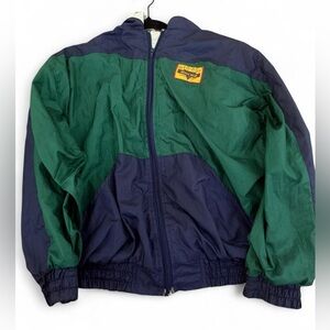 Avalon Green and Blue Raincoat